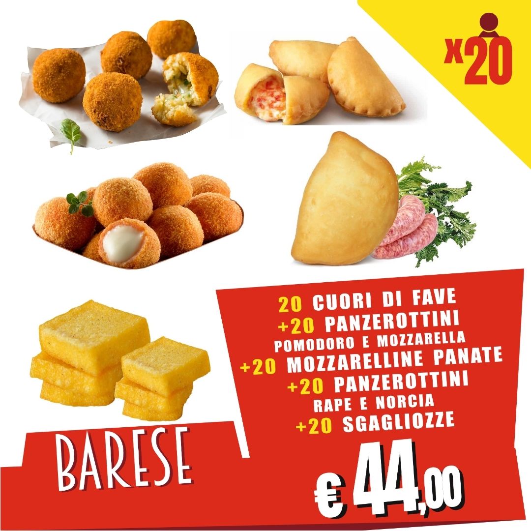 MENU BARESE X 20